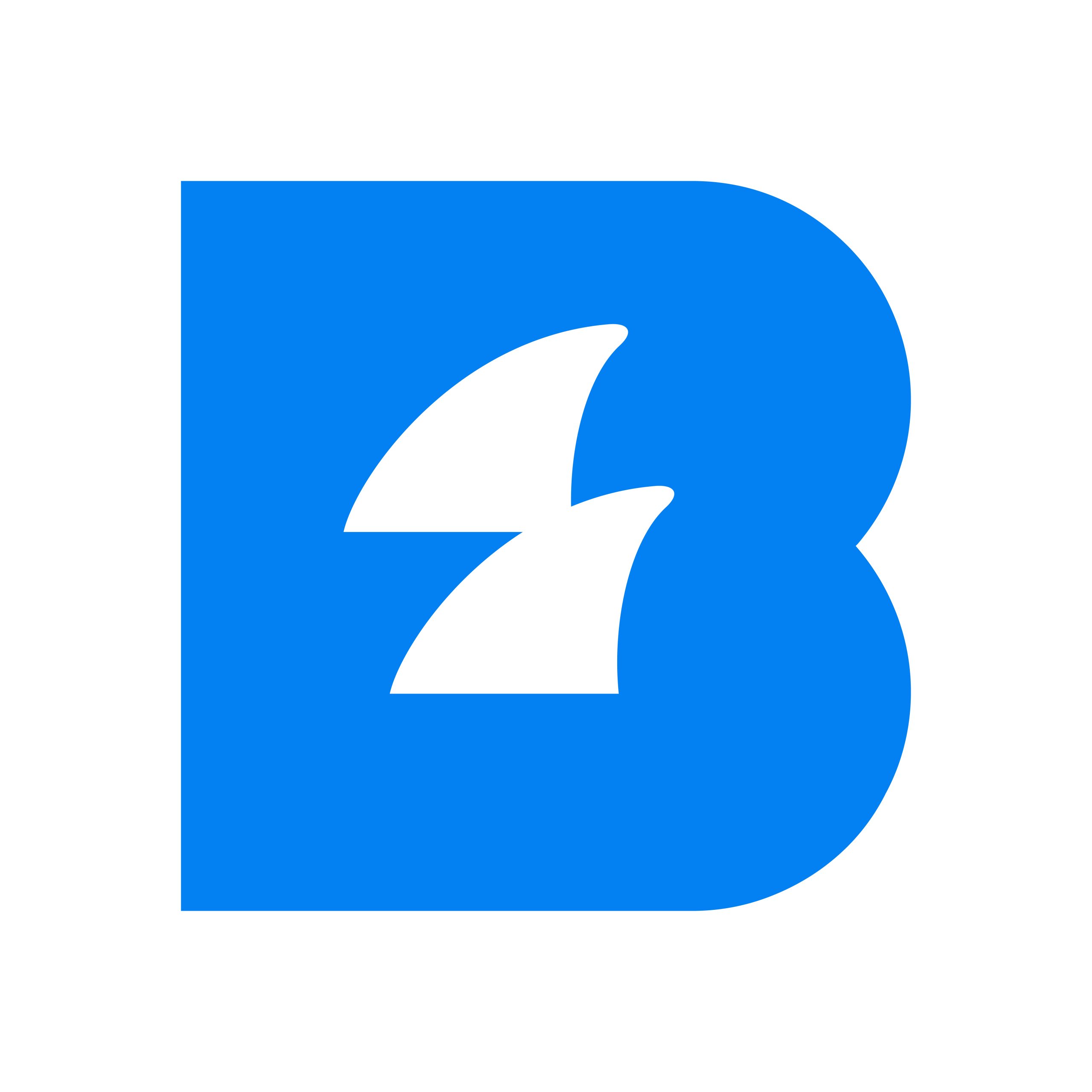 bluesharp单字彩色白底